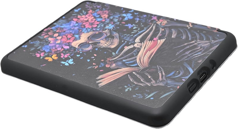 Tpacc Case for Kindle Paperwhite 12th Gen 2024 (7") & Kindle Colorsoft Signature Edition, Skeleton Reading Books Lightweight PU Leather Protective Cover with Auto Sleep Wake Hand Strap Feature - Image 3